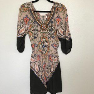 Chelsea & Violet Anthropologie Beaded Mini Dress